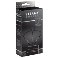 Steamy Shades Y-Style Beaded Nipple Clamps for Sensational Stimulation