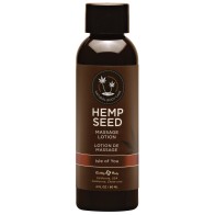 Earthly Body Hemp Seed Massage Lotion Isle of You