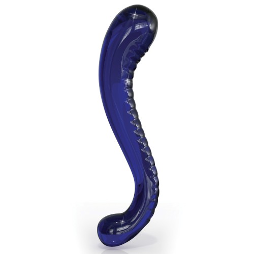 Icicles No. 70 Hand Blown Glass G-Spot Dildo Purple