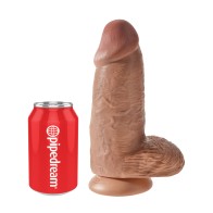 King Cock 9 inch Chubby Realistic Dildo in Tan