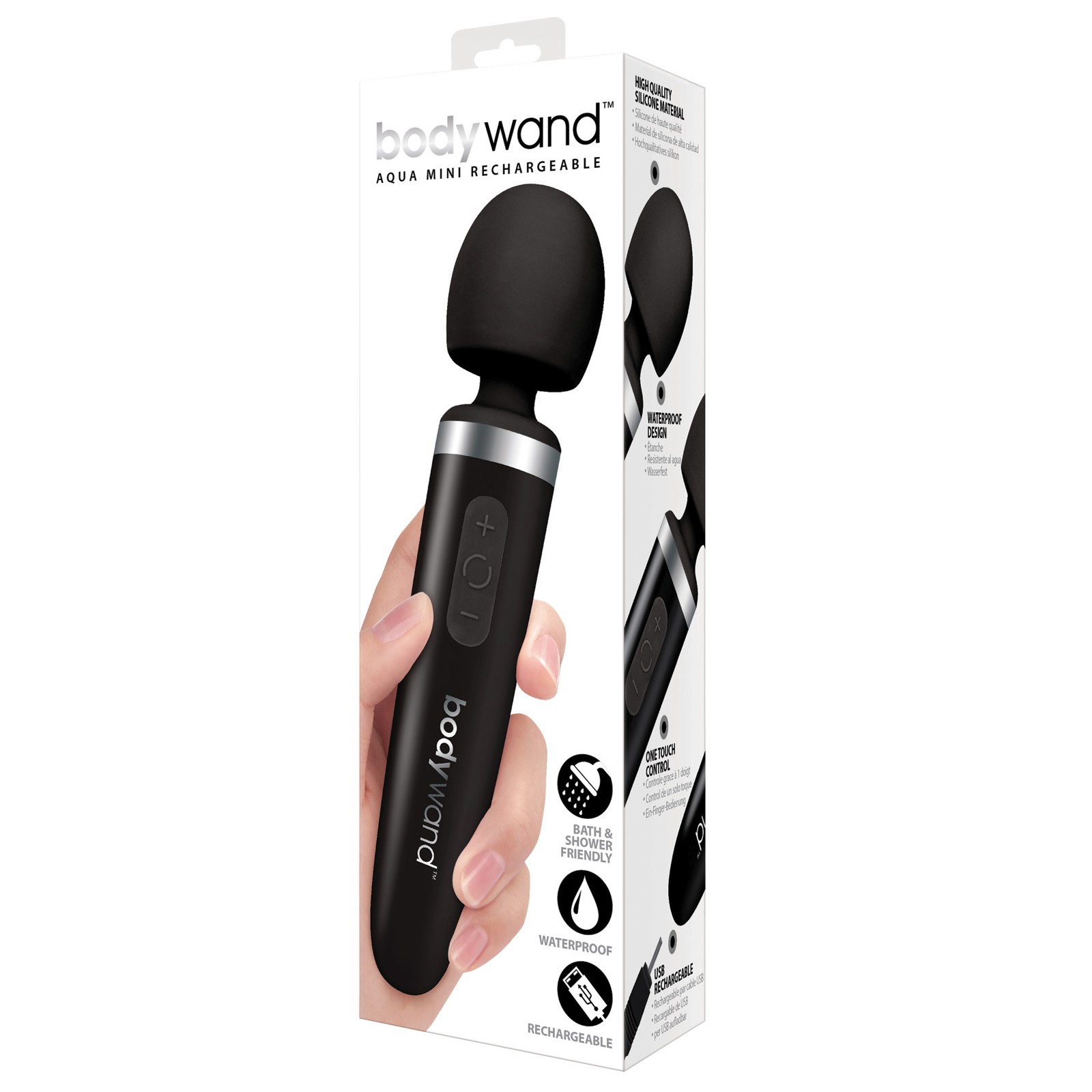 Masajeador Multi-funcional USB Bodywand Negro