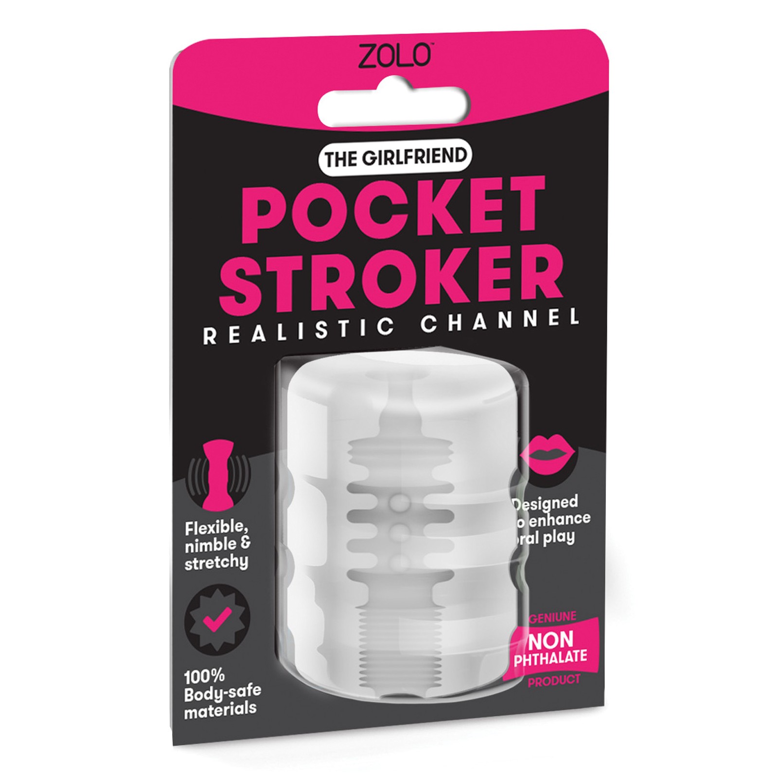 ZOLO Girlfriend Pocket Stroker for Enhanced Pleasure