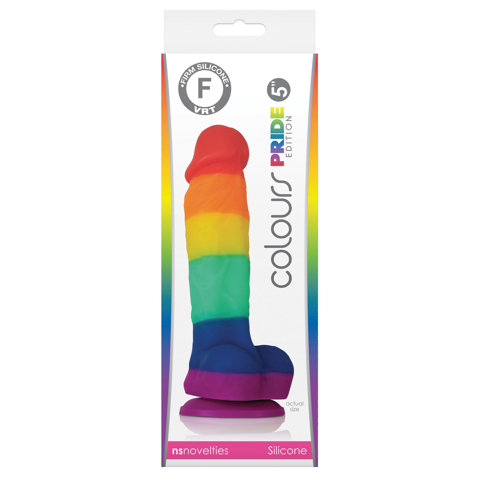 Colours Pride Edition 5" Dong with Strong Suction Cup