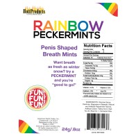 Rainbow Pecker Shape Candies