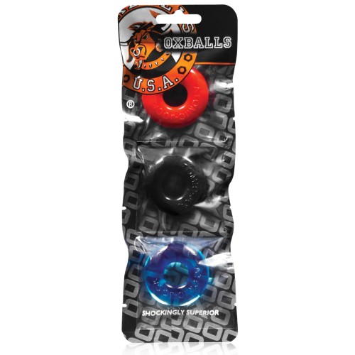 Oxballs Ringer Donut 1 Multicolored Pack of 3