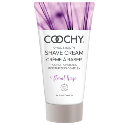 Crema de Afeitar COOCHY Libre de Irritaciones en Floral Haze para Piel Suave