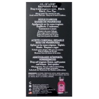 Kama Sutra Raspberry Kissable Foreplay Oil 0.75 oz