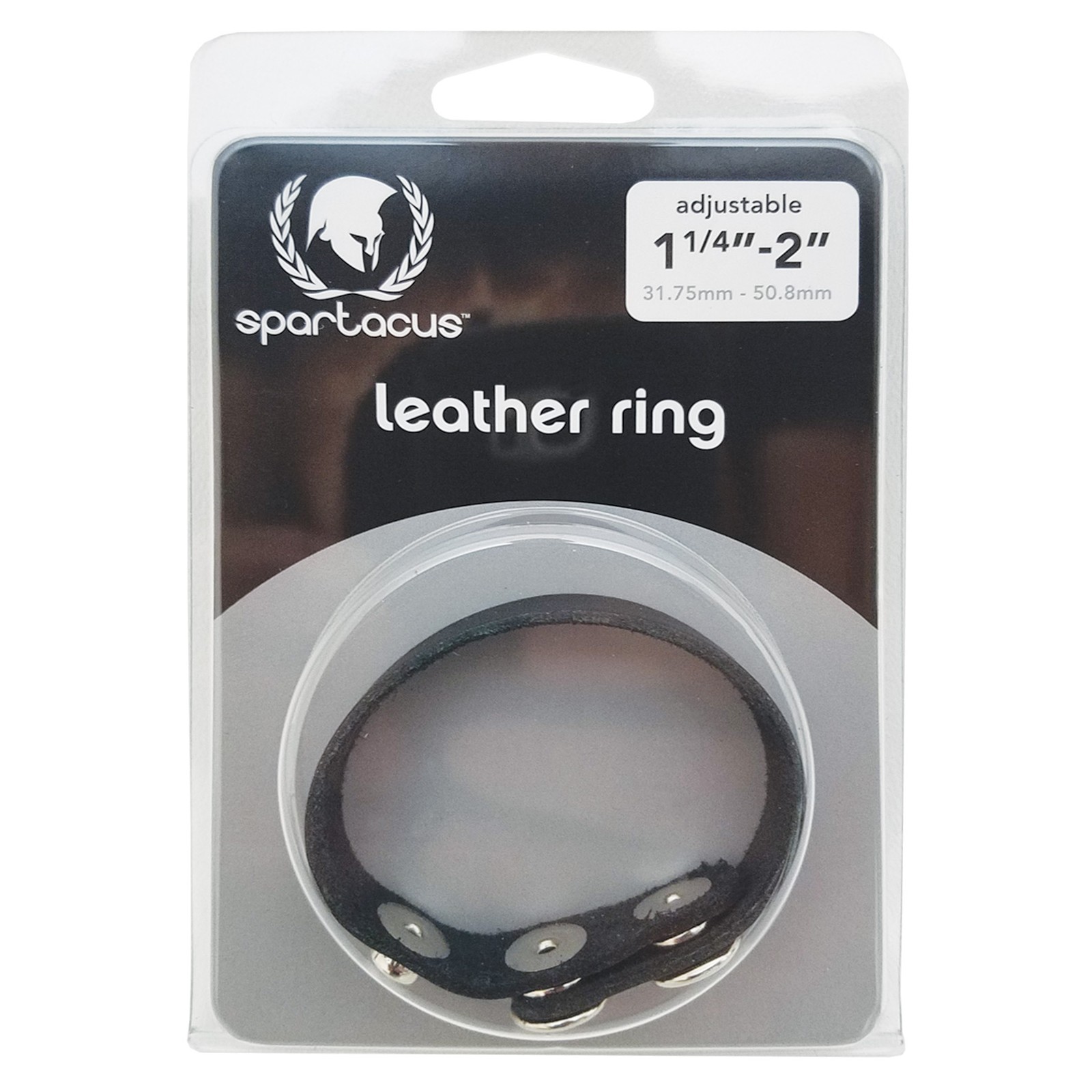 Spartacus Premium Leather Cock Ring for Enhanced Pleasure