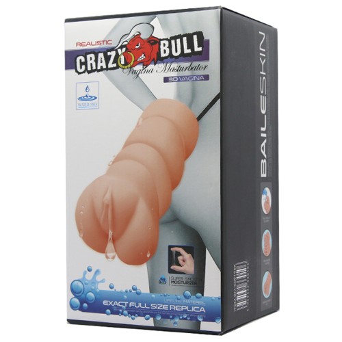 Crazy Bull Realistic Vagina Masturbator Sleeve Ivory