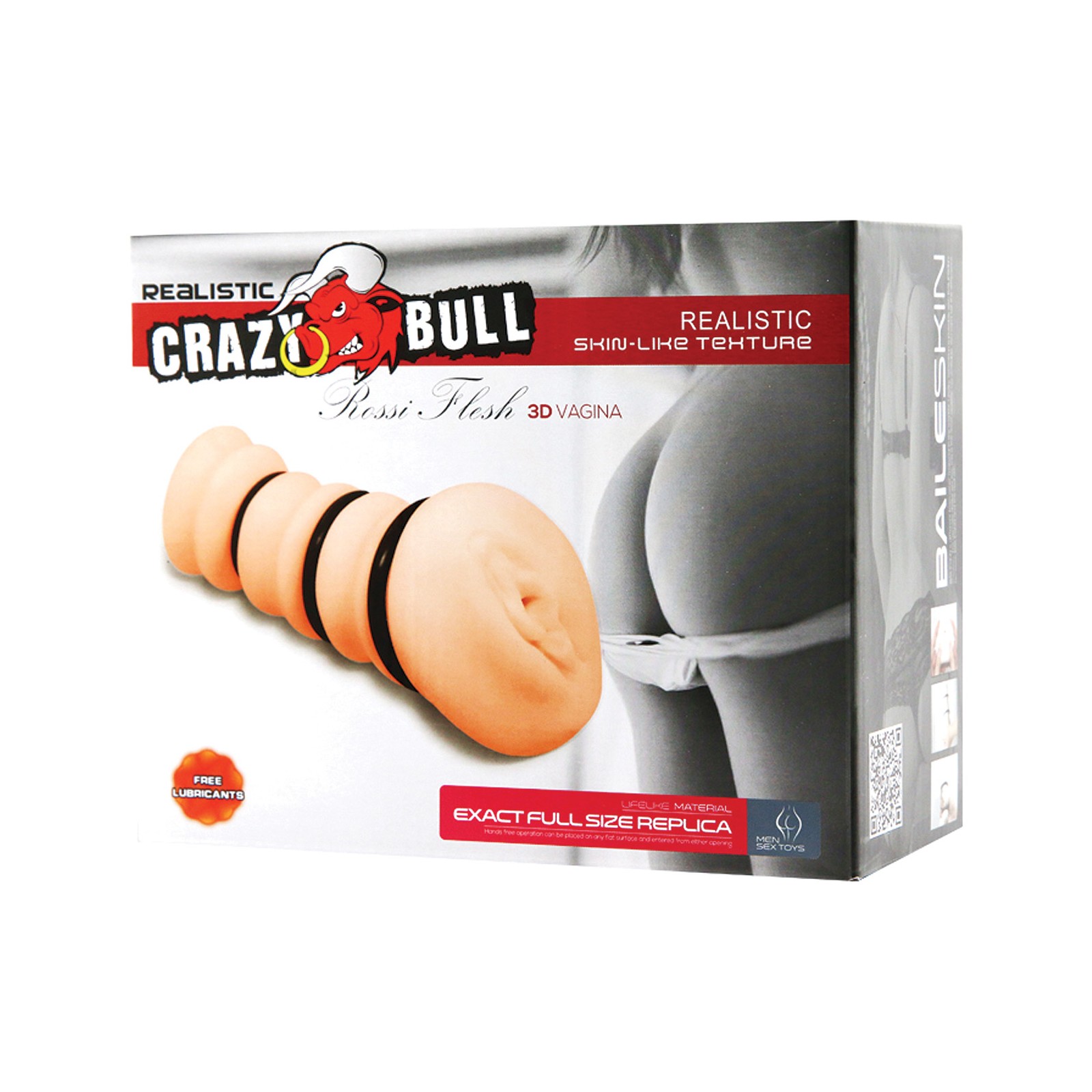 Crazy Bull Rossi Flesh Masturbator Sleeve for Intense Pleasure