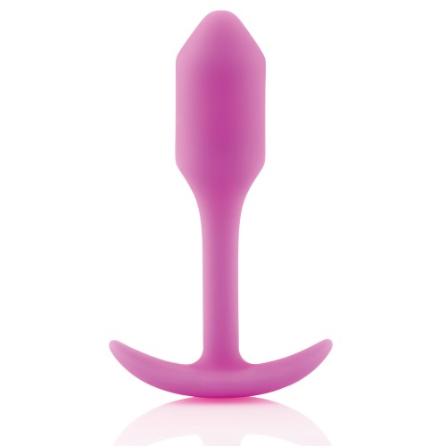 b-Vibe Weighted Snug Plug 1 55 g Fuchsia - Comfort and Pleasure