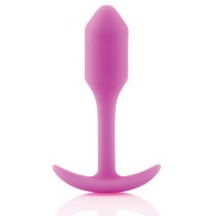 b-Vibe Weighted Snug Plug 1 55 g Fuchsia - Comfort and Pleasure