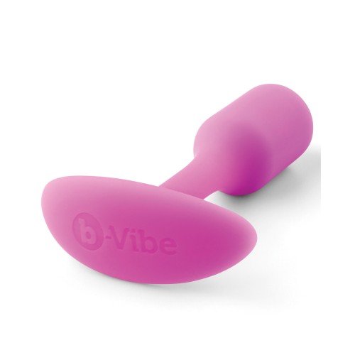 b-Vibe Weighted Snug Plug 1 55 g Fuchsia - Comfort and Pleasure