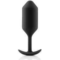 b-Vibe Weighted Snug Plug 3 - 180 g in Black for Ultimate Pleasure