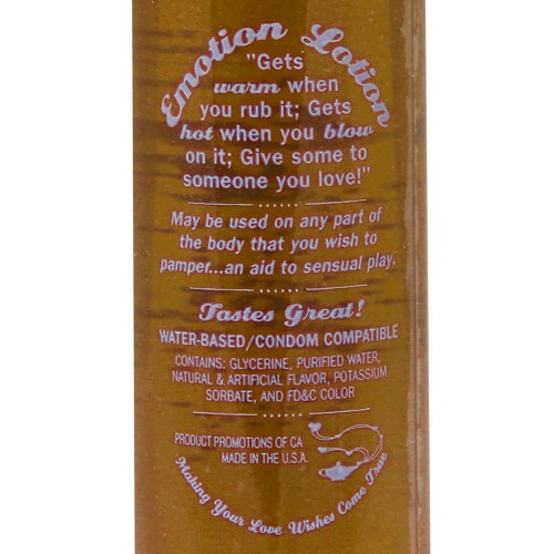 Emotion Lotion Butterscotch Massage Oil