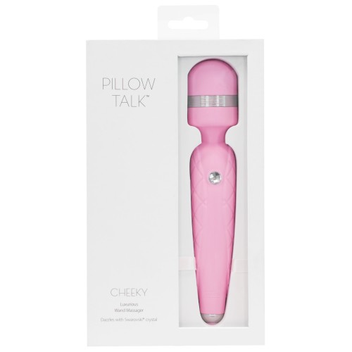 Pillow Talk Cheeky Wand Pink Luxury Massager