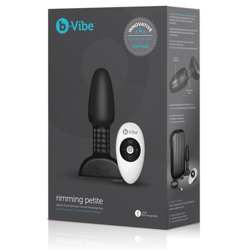 Plug Rimming Petite de b-Vibe en Negro