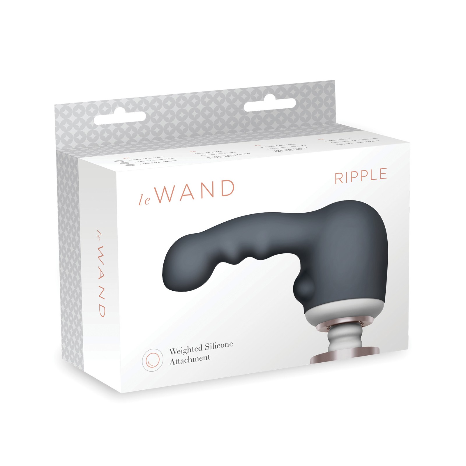 Le Wand Ripple Weighted Silicone Attachment for Ultimate Pleasure