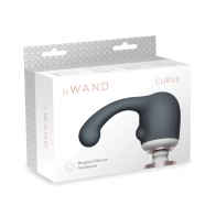 Le Wand Curve Weighted Silicone Attachment for Targeted Pleasure