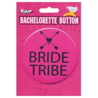 Botón Hot Pink Bride Tribe