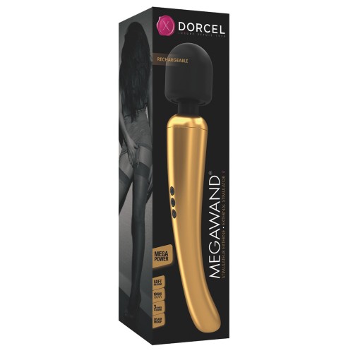 Dorcel Megawand Rechargeable Wand in Gold for Pleasure