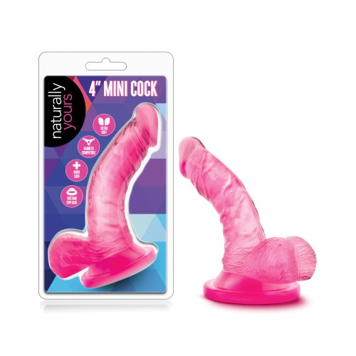 Blush Naturally Yours 4 Inch Mini Cock Pink