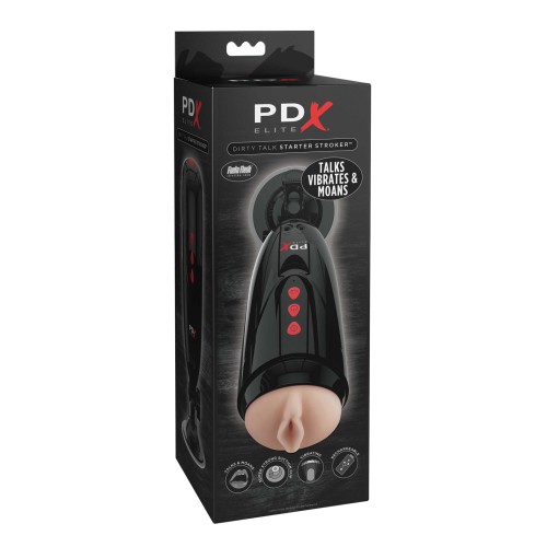 PDX Elite Dirty Talk Iniciador Stroker