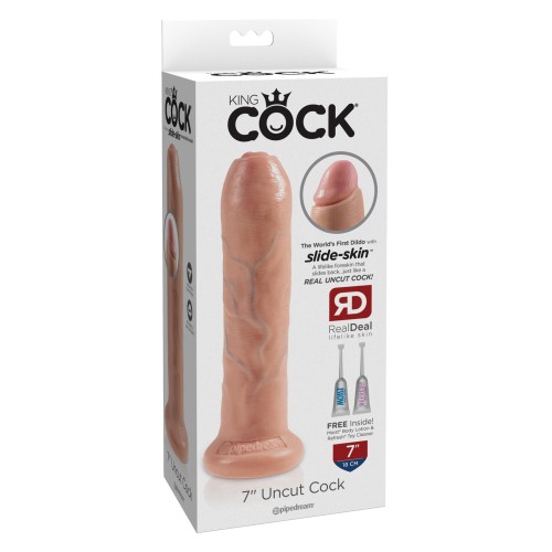 King Cock Uncut Dildo for Realistic Pleasure