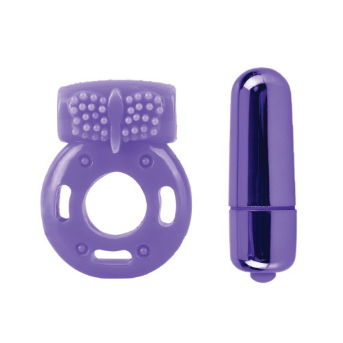 Neon Luv Touch Vibrating Couples Kit in Purple