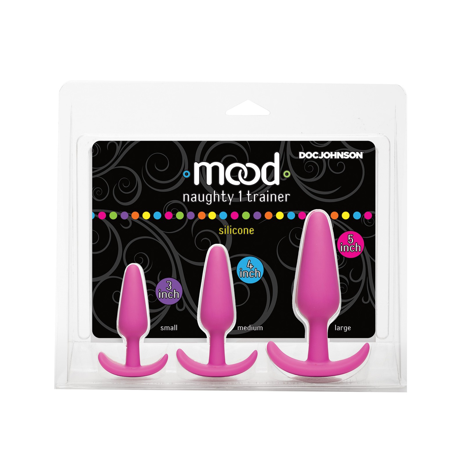 Mood Naughty 1 Anal Trainer Set - Pink Set of 3