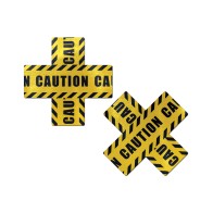 Pastease Premium Caution Cross Negro/Amarillo