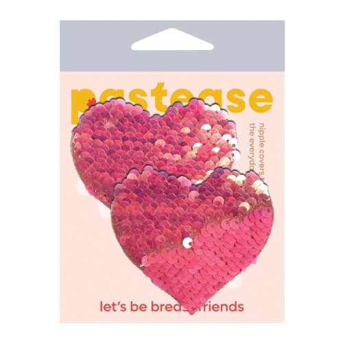 Pastease Color Changing Sequin Heart Pink