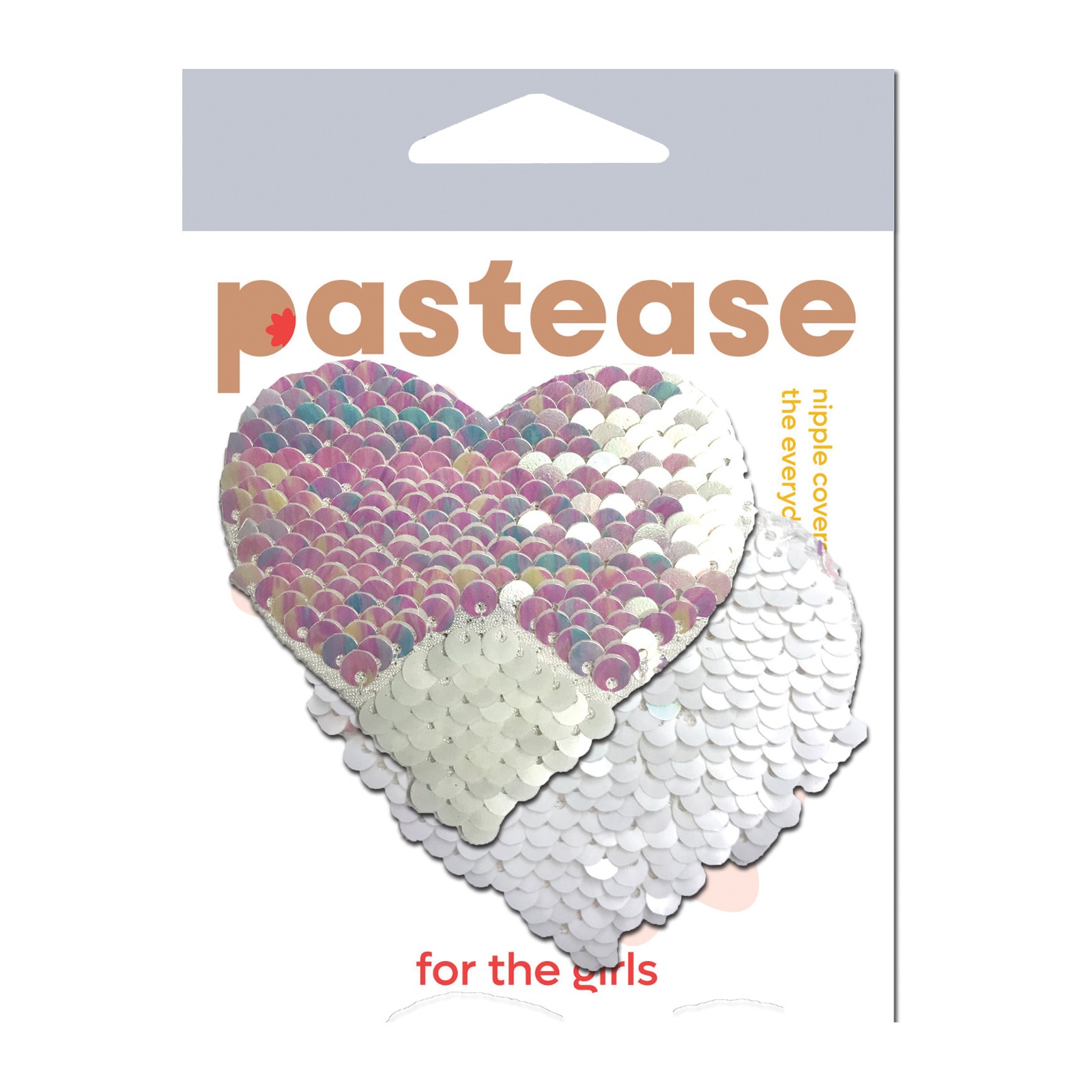 Pastease Color Changing Flip Sequins Heart O/S