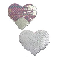 Pastease Color Changing Flip Sequins Heart O/S