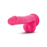 Blush Neo 6 Inch Dual Density Dildo Neon Pink