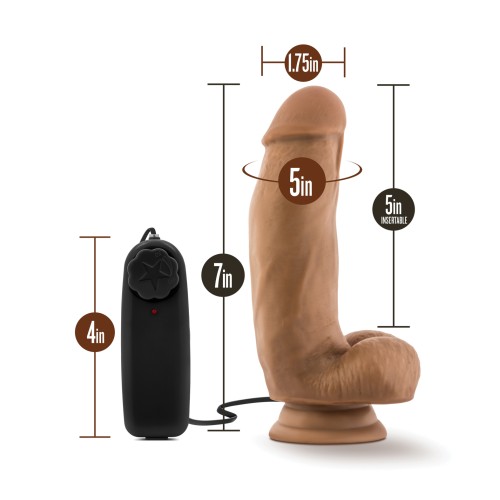 Blush Coverboy MMA Fighter Pene Vibrador Realista 7" - Mocha