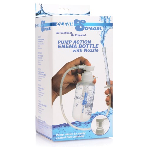 Botella Enema Cleanstream con Bomba y Boquilla