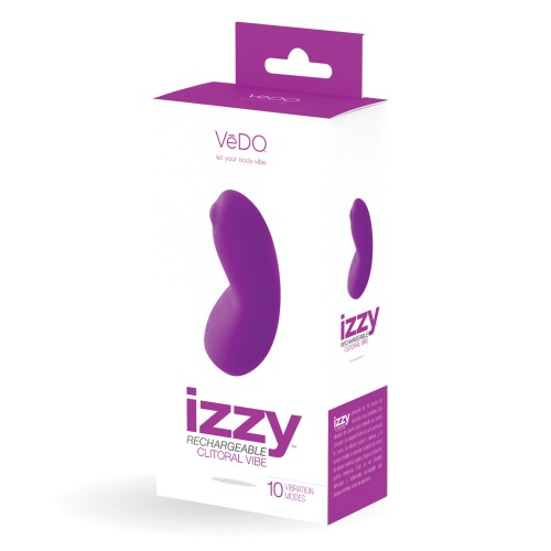 VeDO Izzy Rechargeable Clitoral Vibe Violet