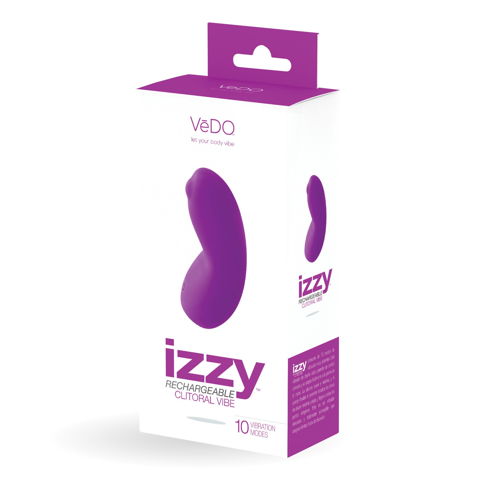 VeDO Izzy Rechargeable Clitoral Vibe Violet