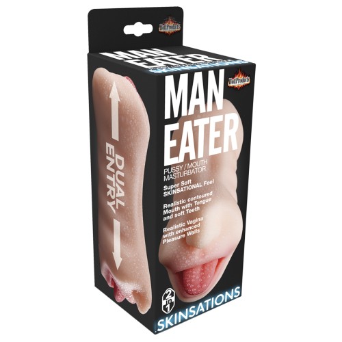 Masturbador Skinsations Man Eater Boca/Vagina