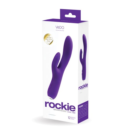 VeDO Rockie Vibrador Dual Recargable Índigo