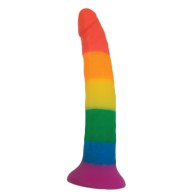 Rainbow 7 Inch Strap-On Dildo