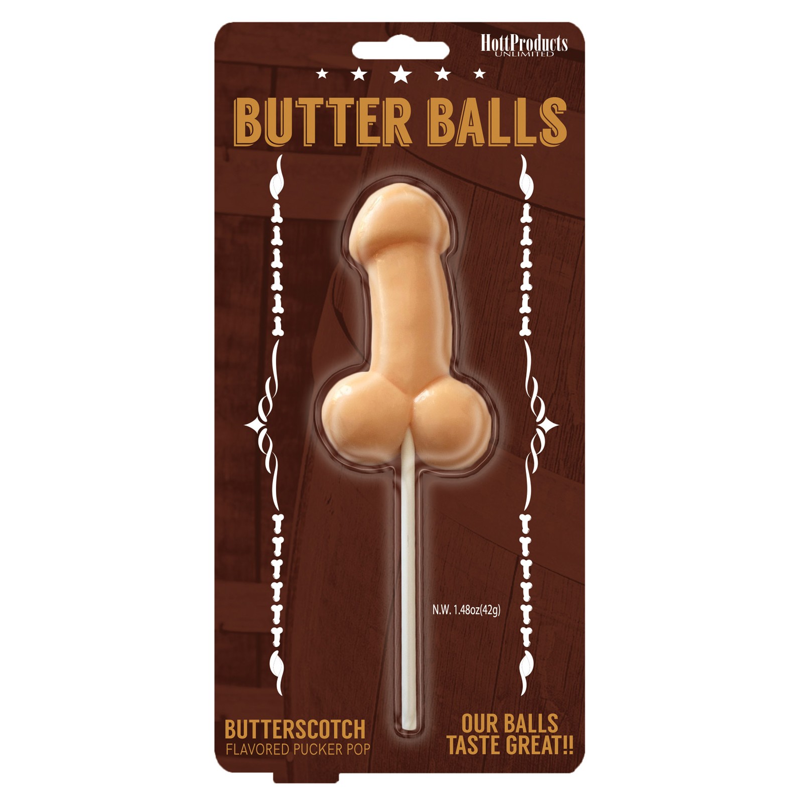 Butter Balls Pecker Pop for Fun and Flavor