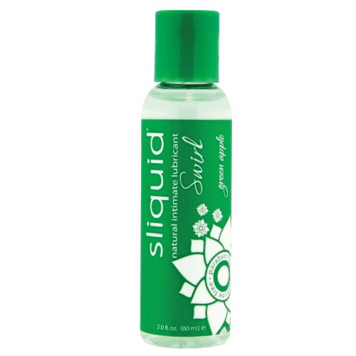 Lubricante Sliquid Naturals Swirl Manzana Verde - Placer Mejorado