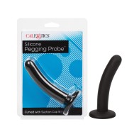 Curved Silicone Pegging Probe for Anal Fun