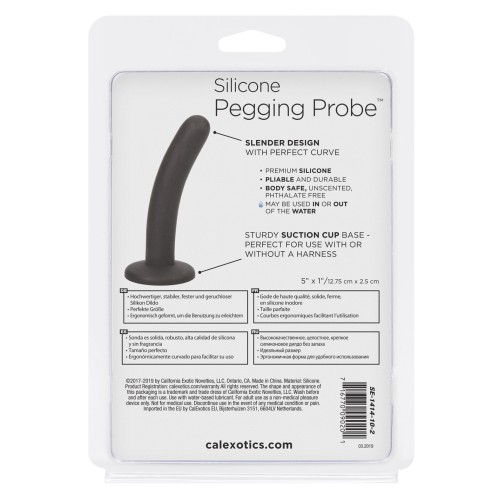 Curved Silicone Pegging Probe for Anal Fun