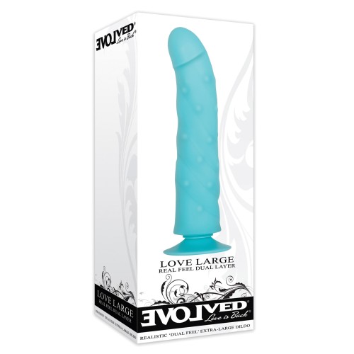 Evolved Love Large Dildo Blue