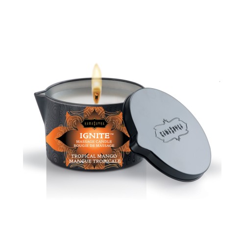 Kama Sutra Ignite Massage Soy Candle Tropical Mango