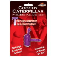 Horny Honey Coochy Caterpillar Cock Ring - Purple