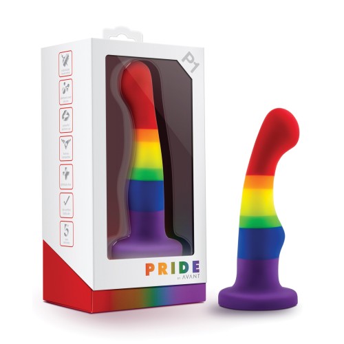 Blush Avant P1 Gay Pride Silicone Dong for Freedom